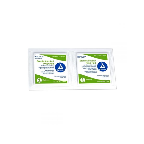 Kemp Usa Alcohol Prep Pads, Sterile, PK 2000 11-048